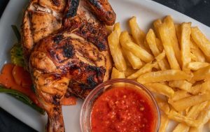 poulet roti frite france